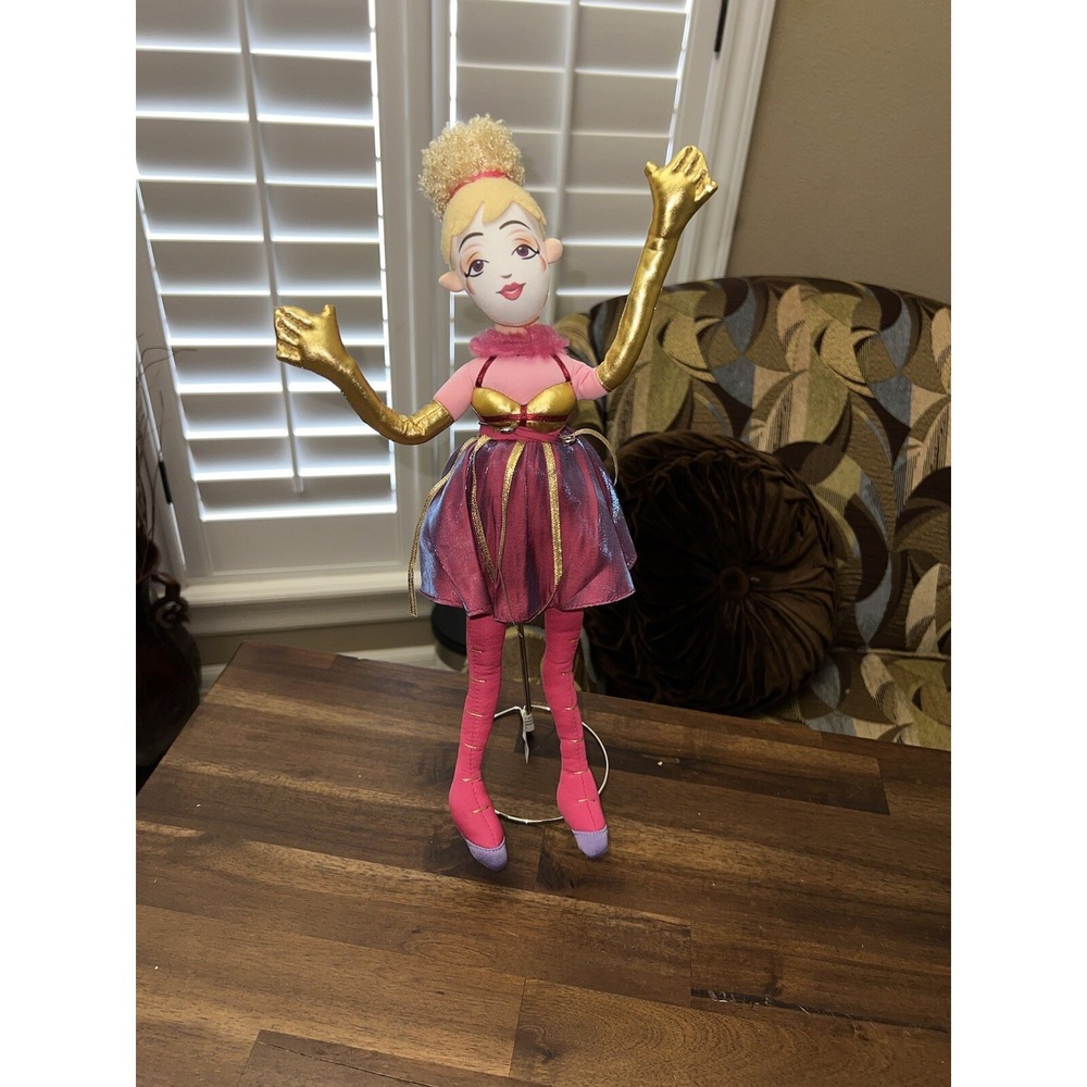 Manhattan Toy Co Cirque De Soleil‎ Poseable Rose Bon Bon 15" Collector Item